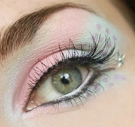 pink blue makeup ideas