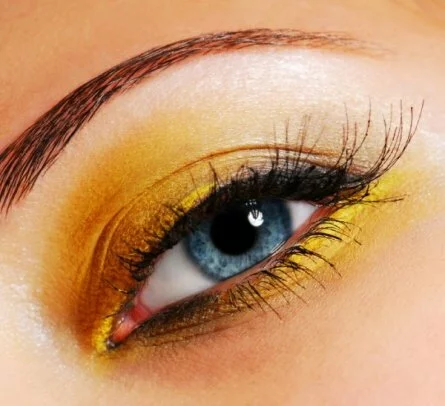 crazy eye makeup ideas. Crazy yellow makeup ideas 2011