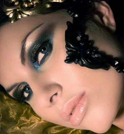 dramatic blue makeup ideas 2012
